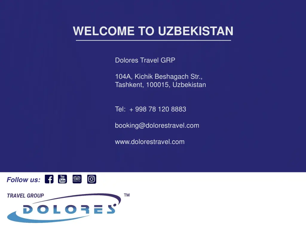 welcome to uzbekistan