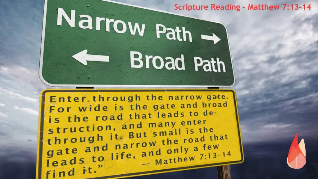 scripture reading matthew 7 13 14