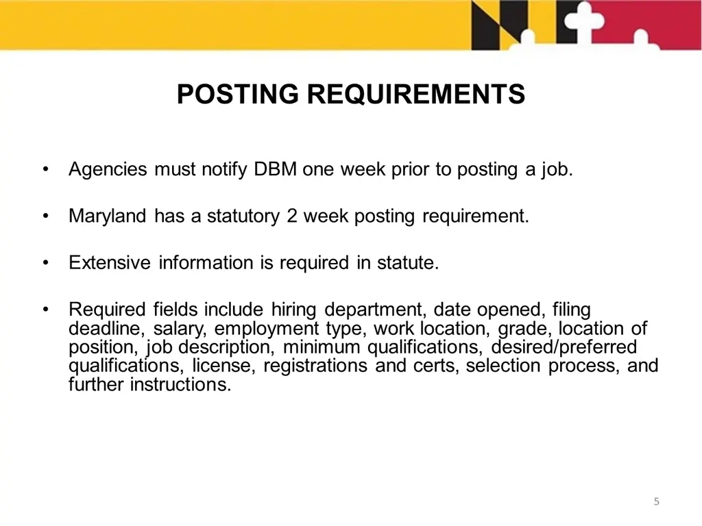 required recruiting process for spms merit