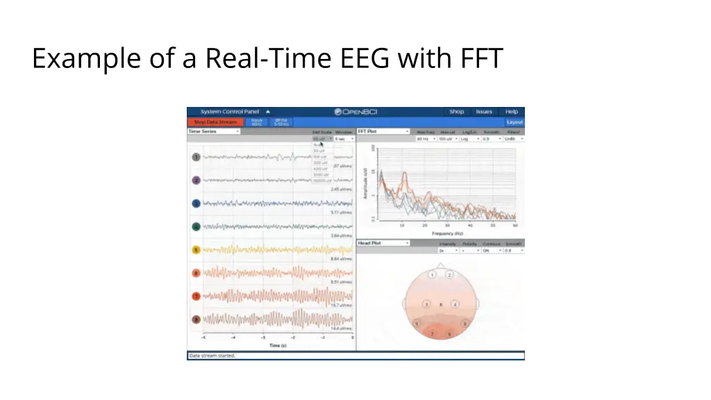 example of a real time eeg with fft