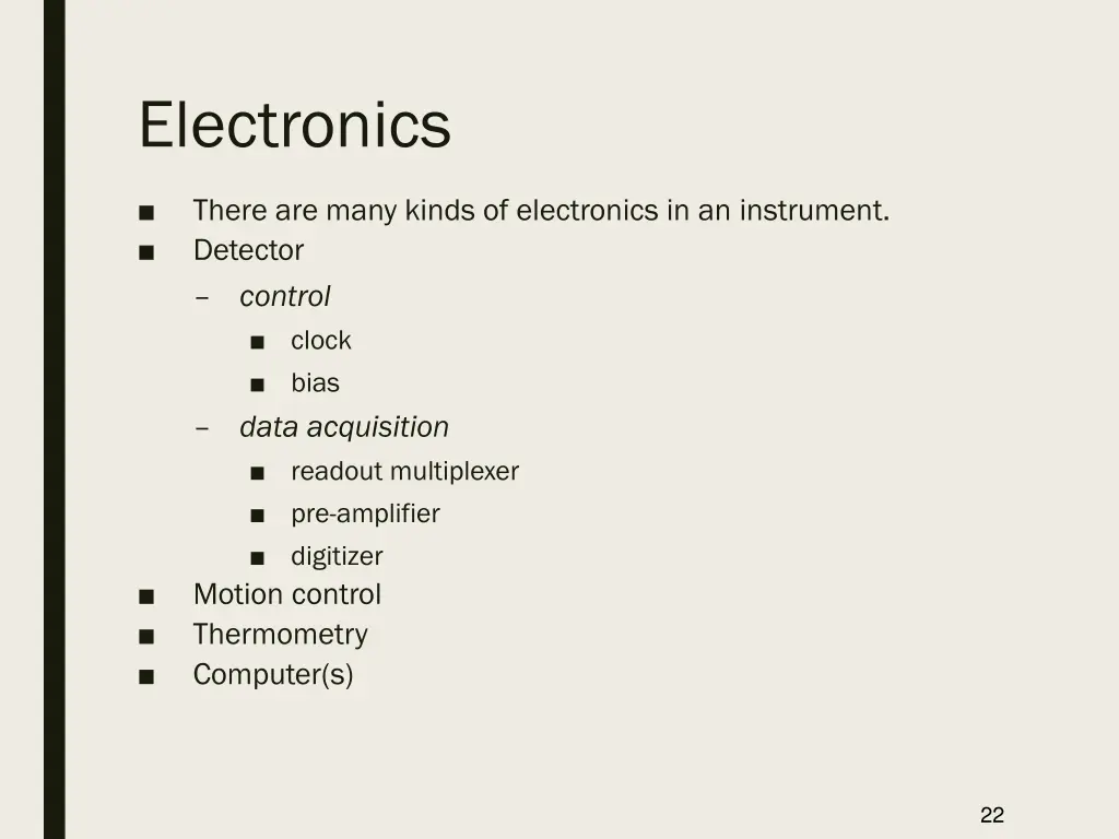 electronics