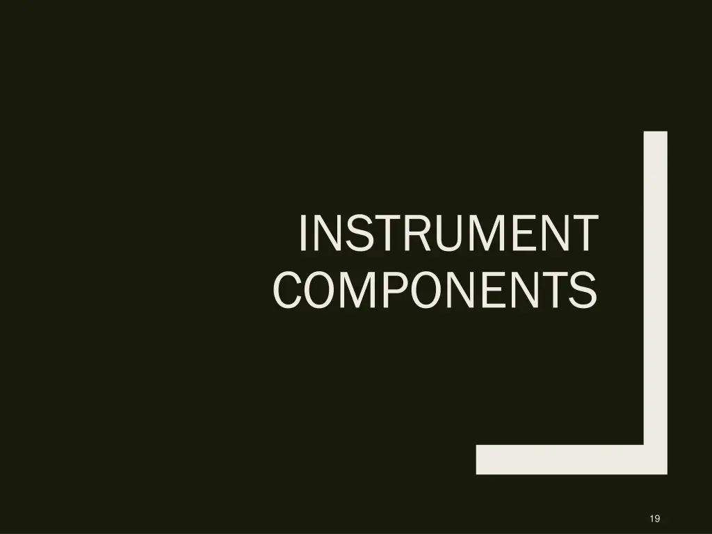 instrument components