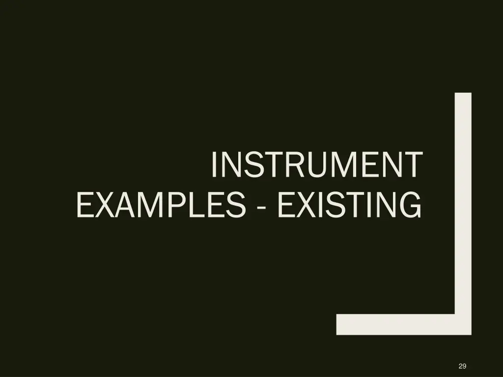 instrument