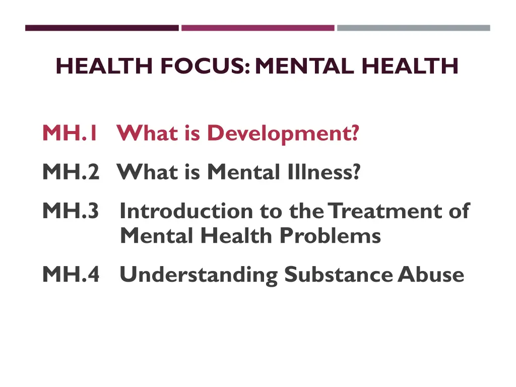 health focus mental health 1