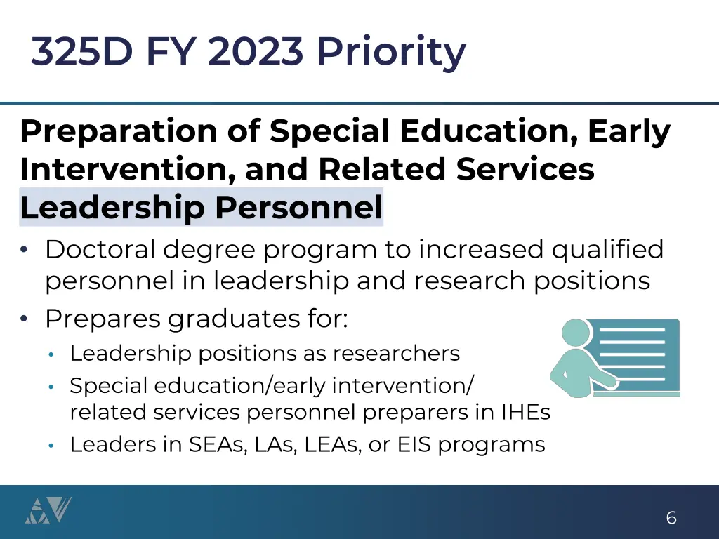 325d fy 2023 priority