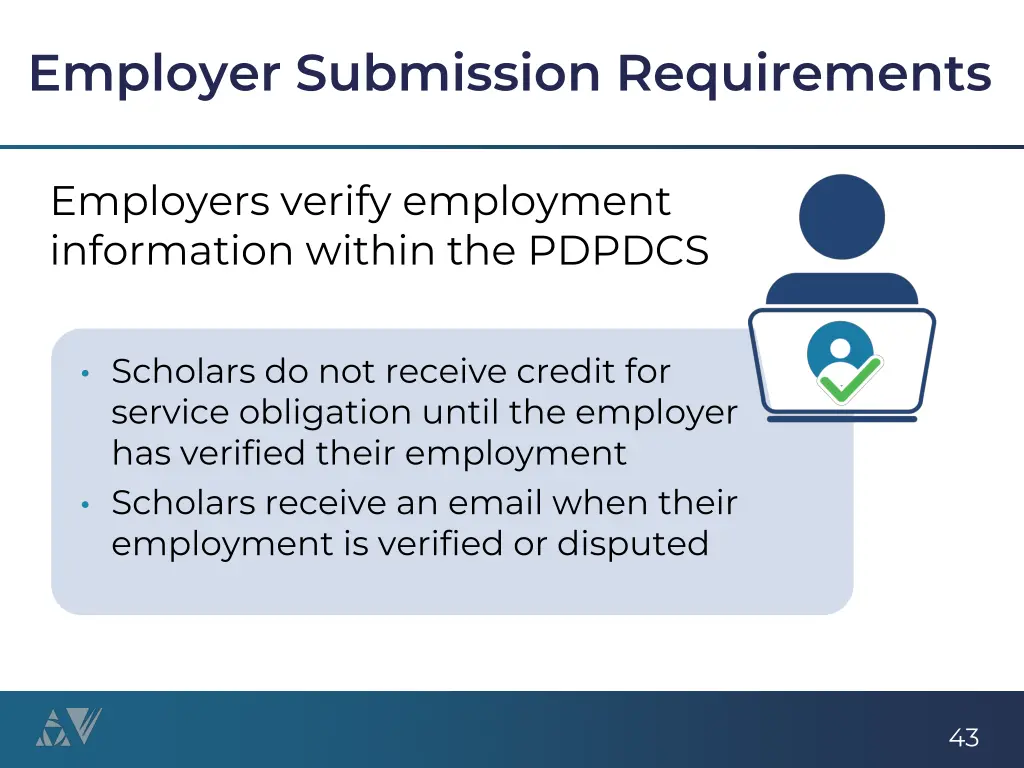 employer submission requirements