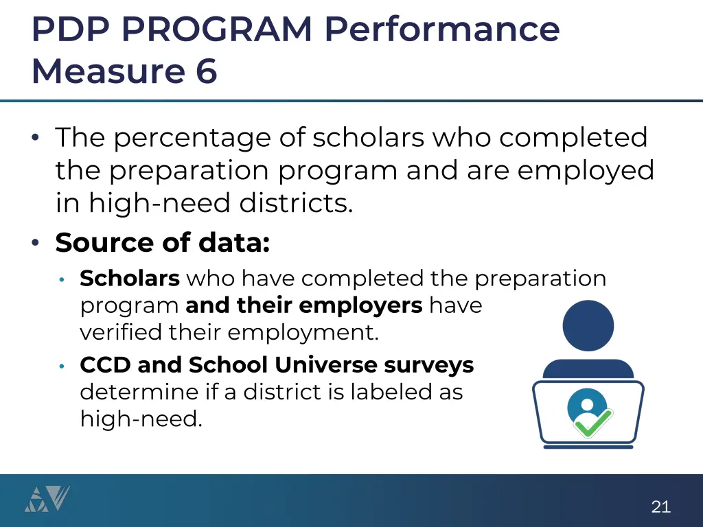 pdp program performance measure 6