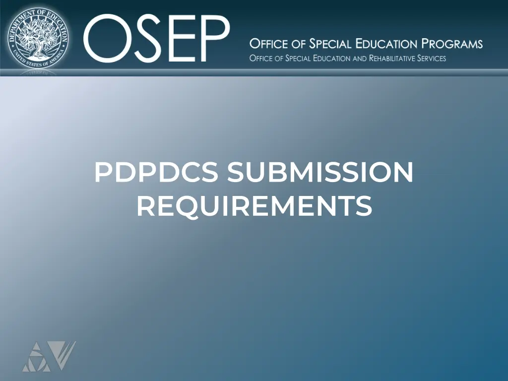 pdpdcs submission requirements