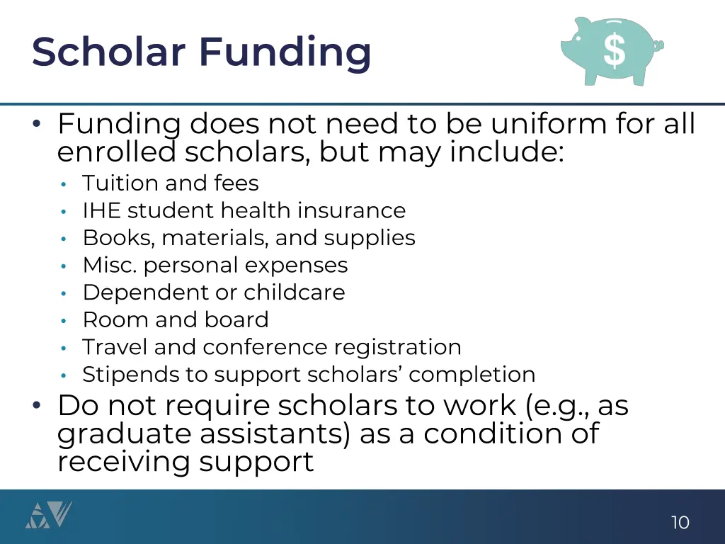 scholar funding