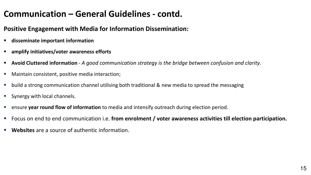 communication general guidelines contd 1