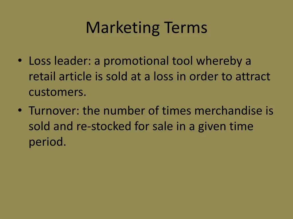 marketing terms 2