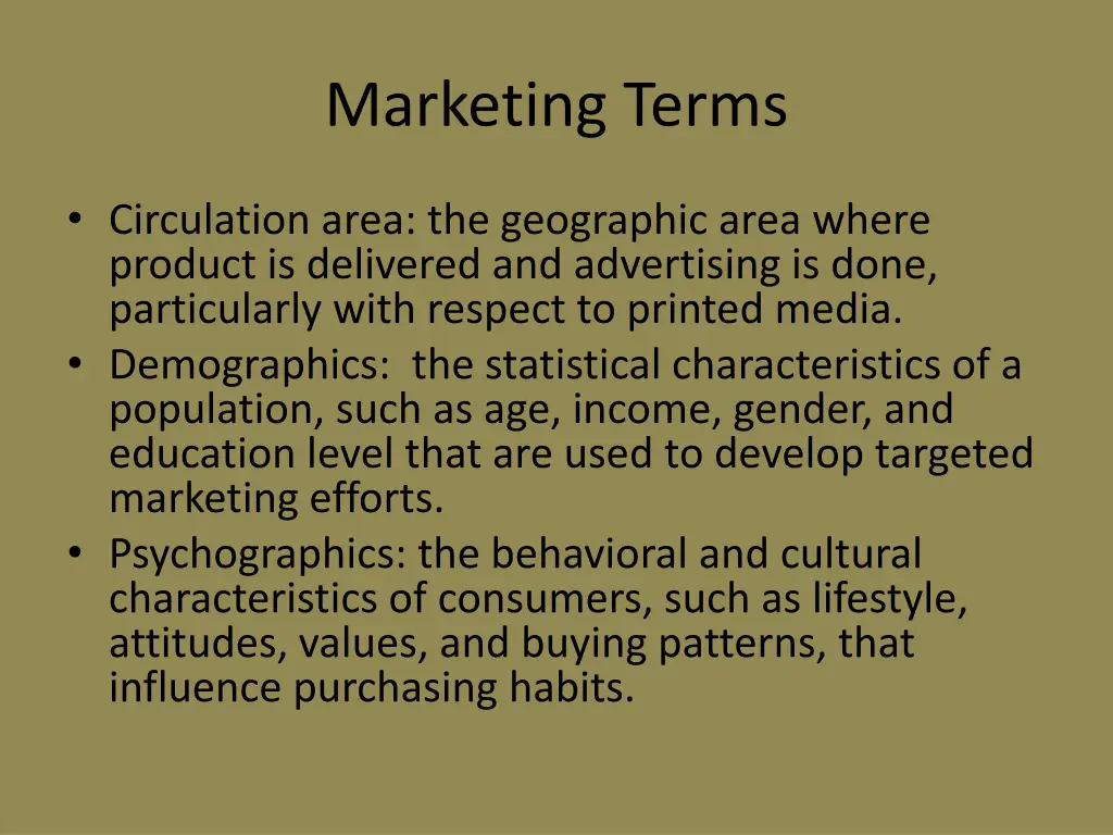 marketing terms 4