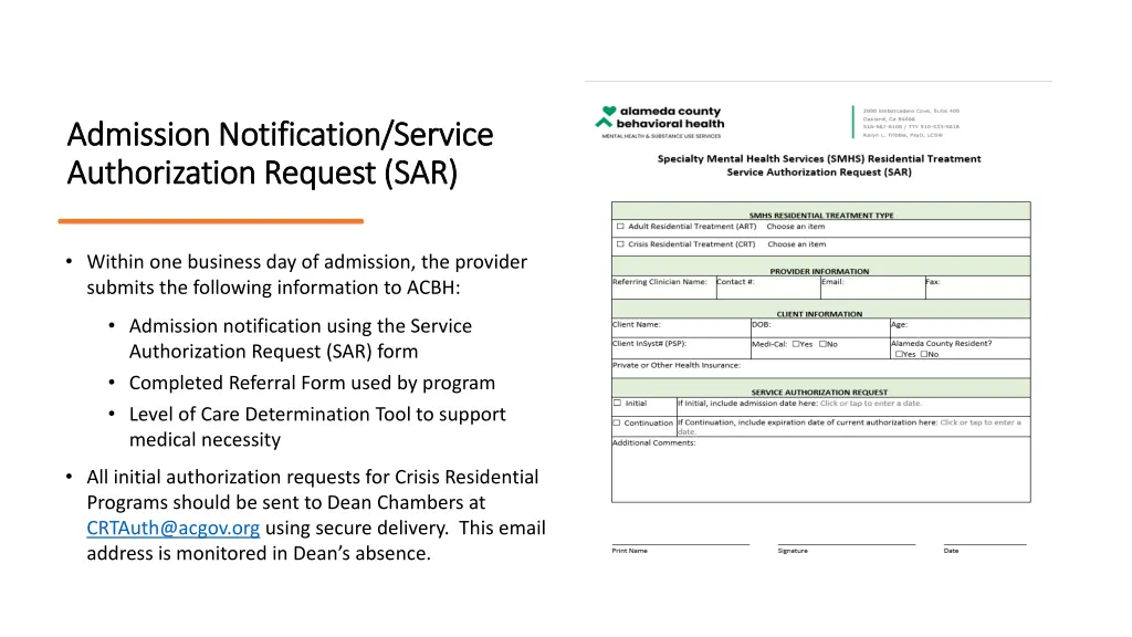 admission notification service admission