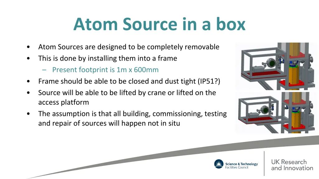atom source in a box