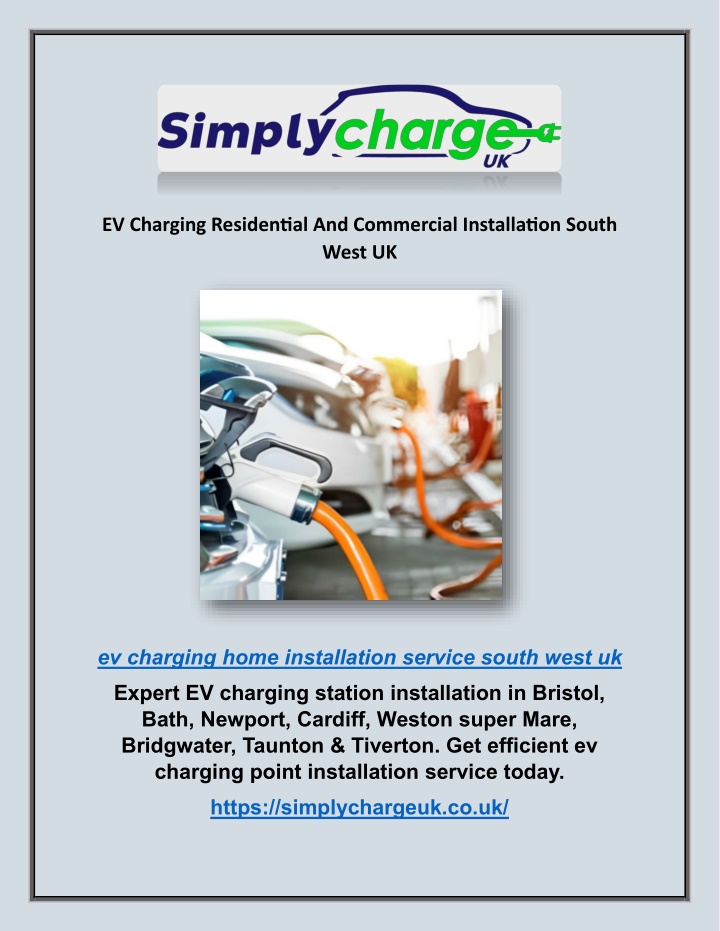 ev charging residential and commercial