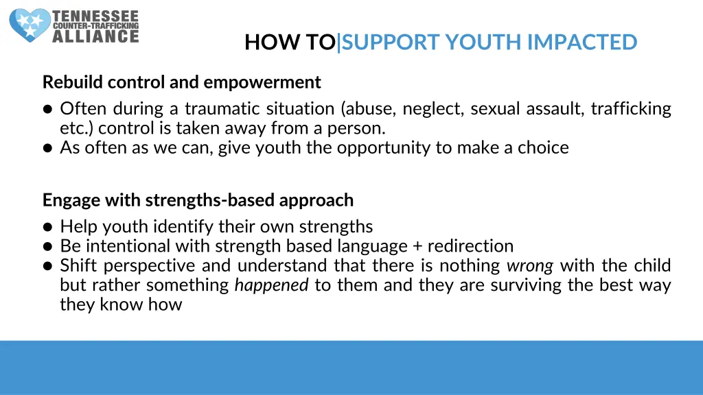 how to support youth impacted 2