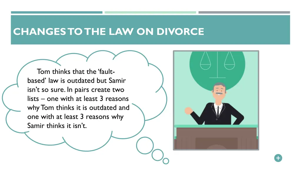 changes to the law on divorce