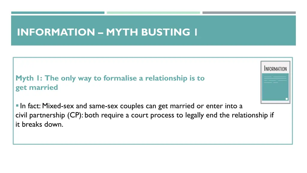 information myth busting 1