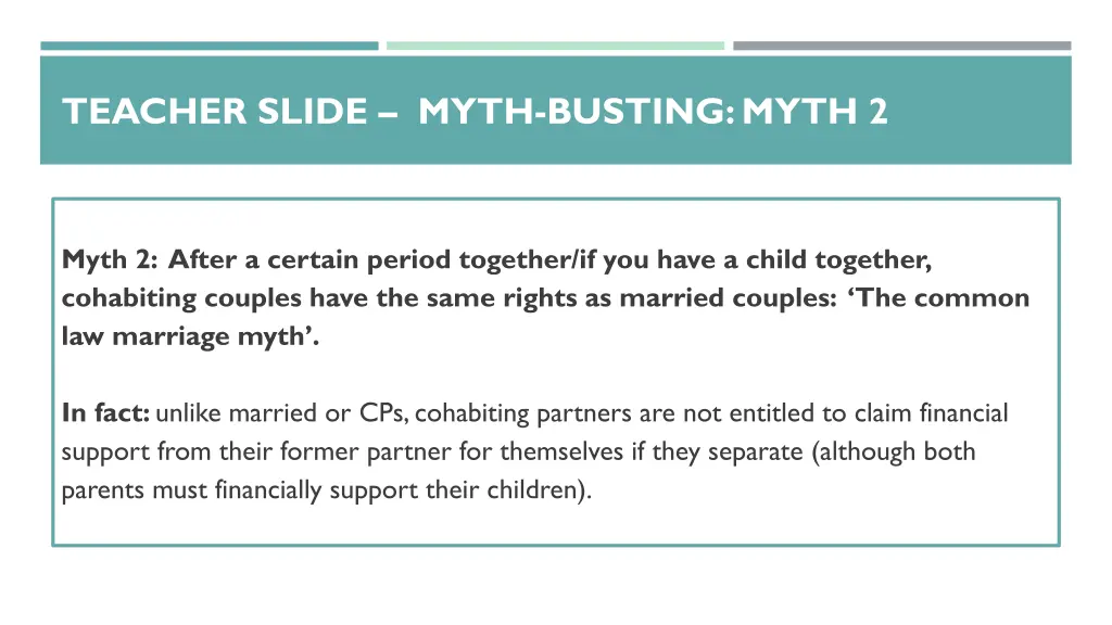 teacher slide myth busting myth 2