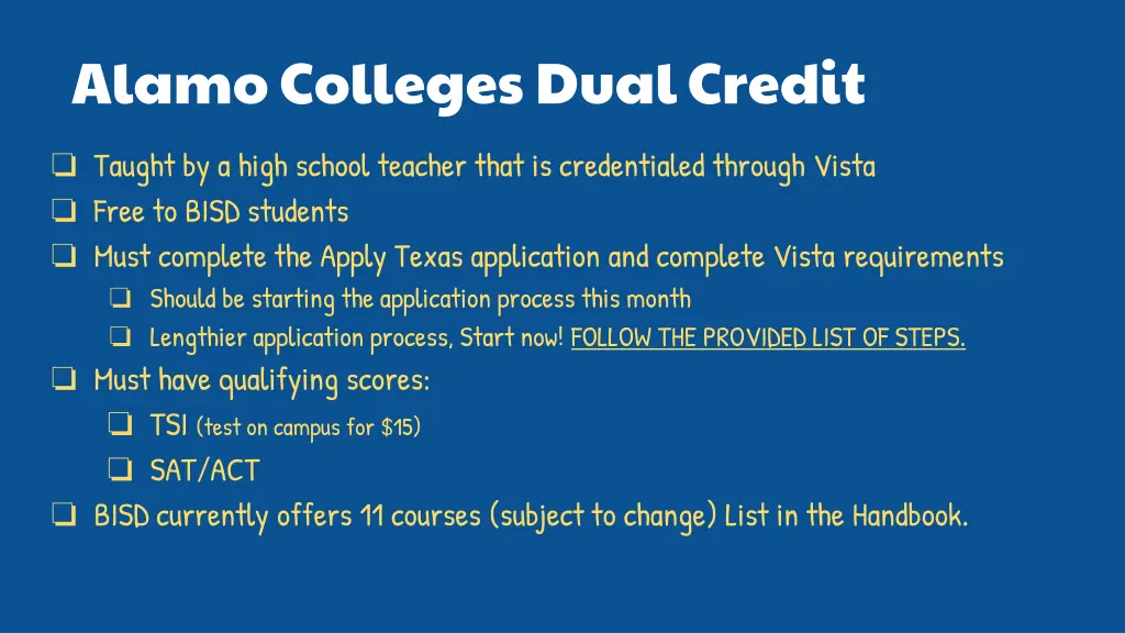 alamo colleges dual credit