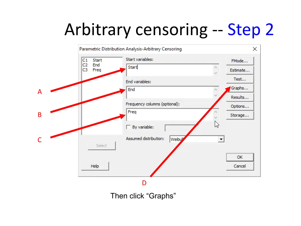 arbitrary censoring step 2