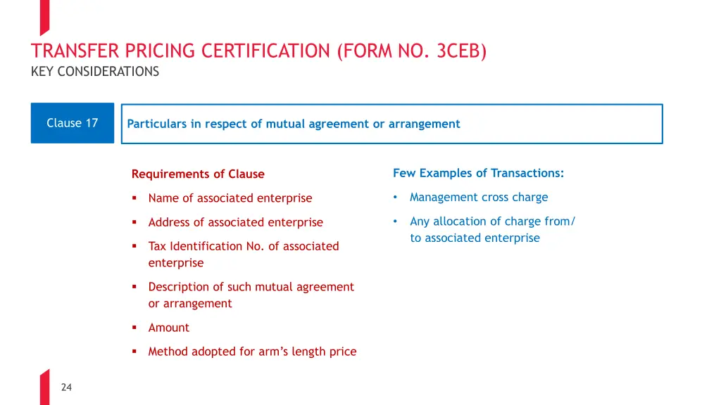 transfer pricing certification form no 3ceb 8