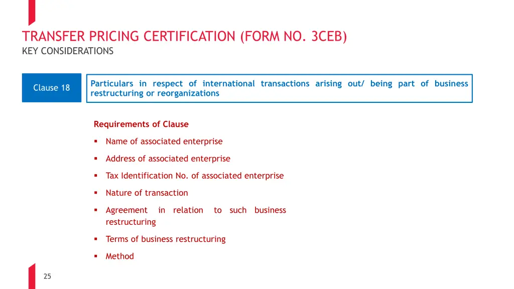 transfer pricing certification form no 3ceb 9