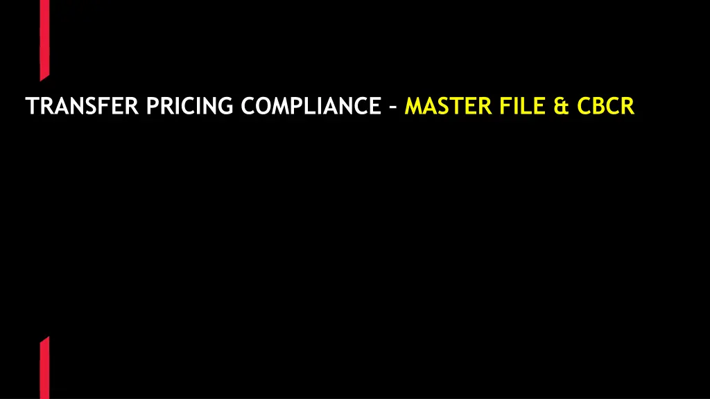 transfer pricing compliance master file cbcr