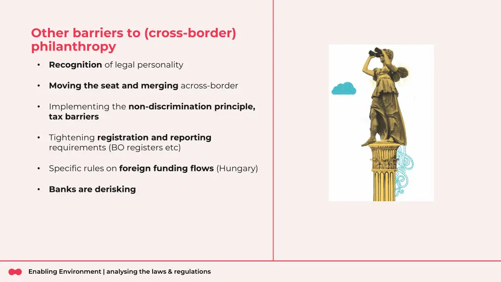 other barriers to cross border philanthropy