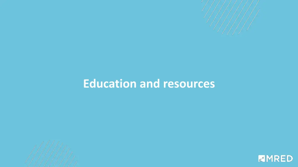 education and resources