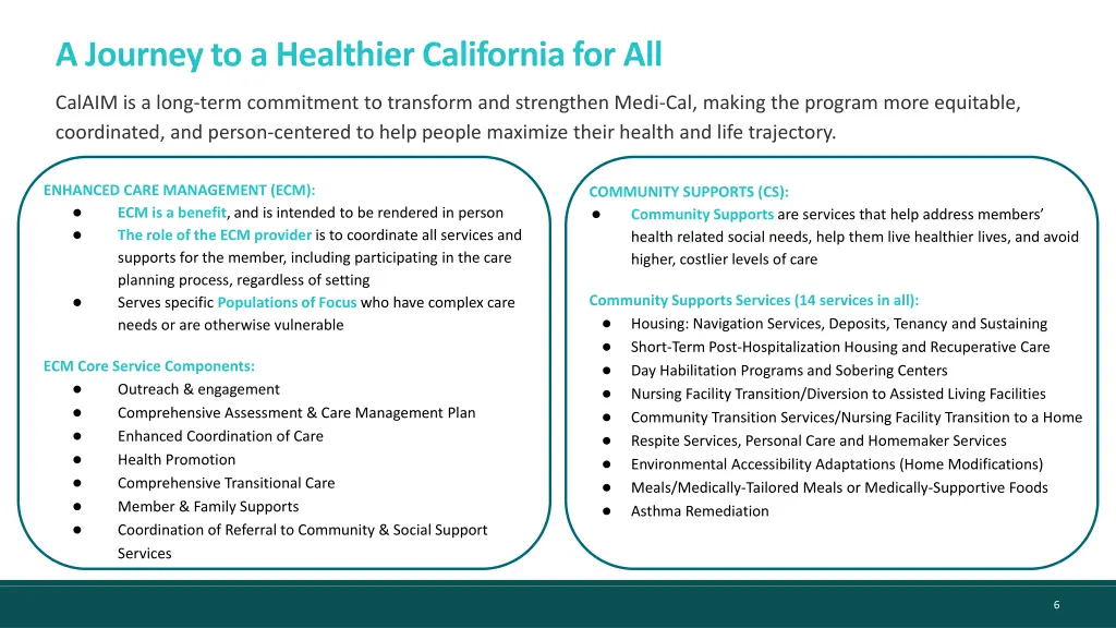 a journey to a healthier california for all