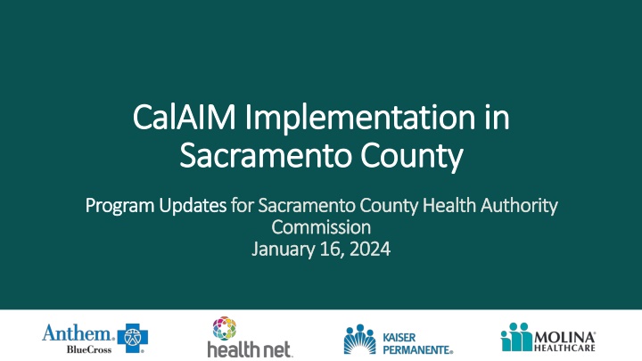 calaim implementation in calaim implementation