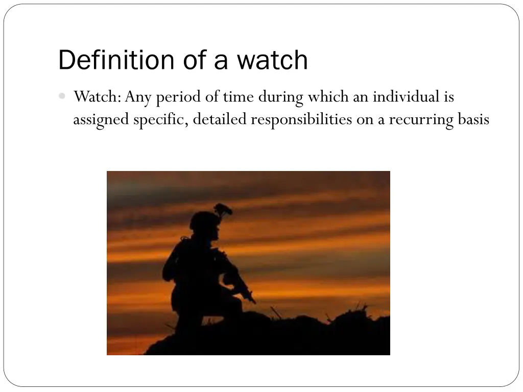 definition of a watch