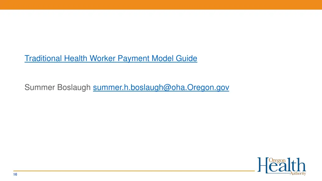 traditional health worker payment model guide