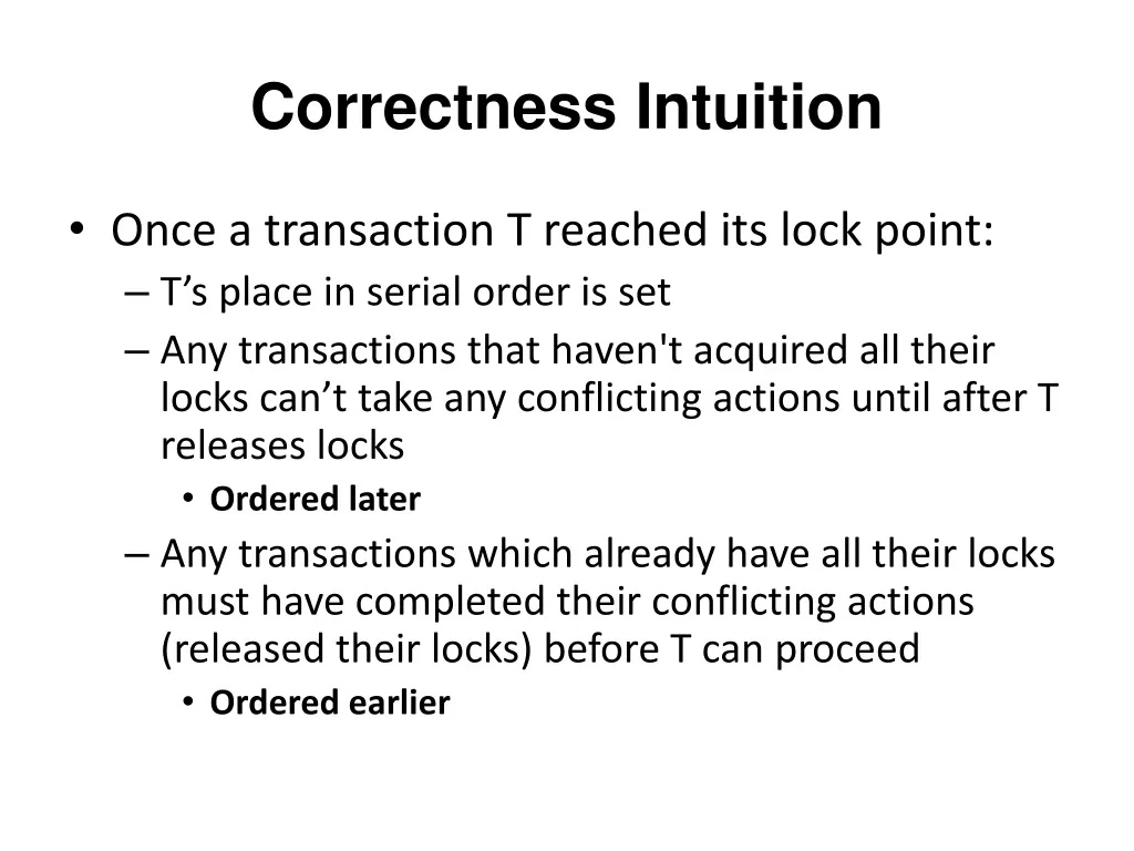correctness intuition