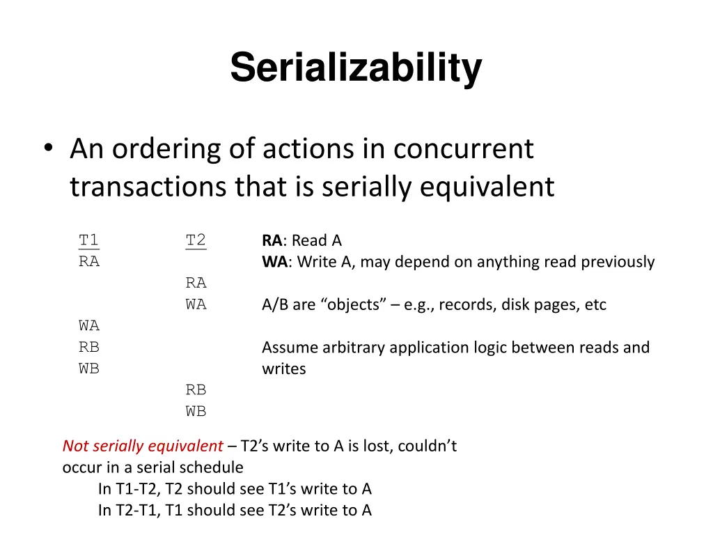 serializability 1