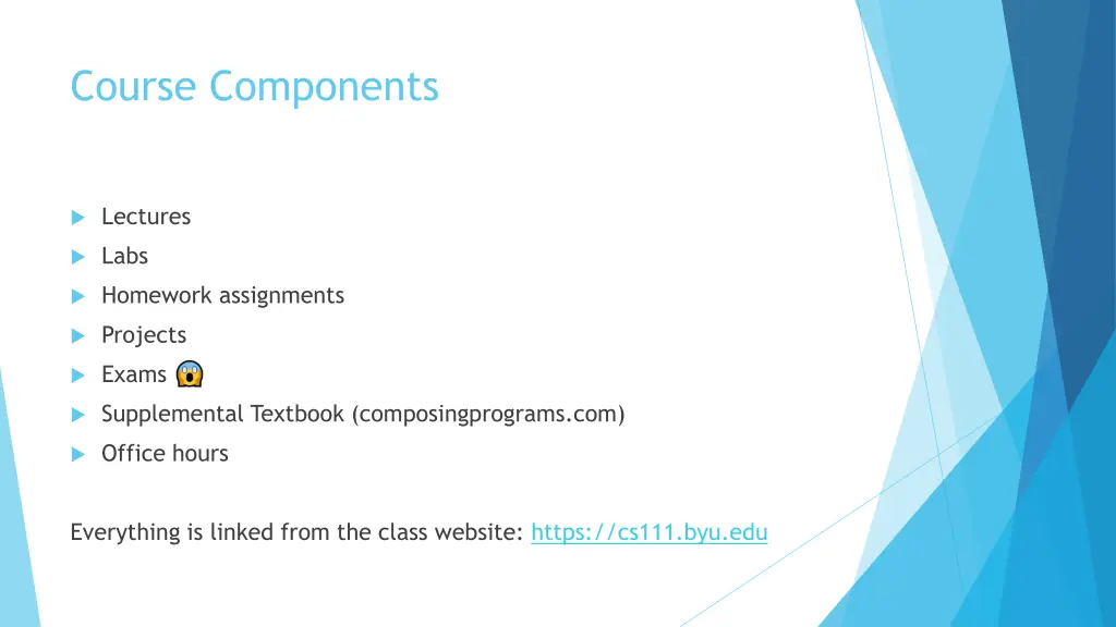 course components