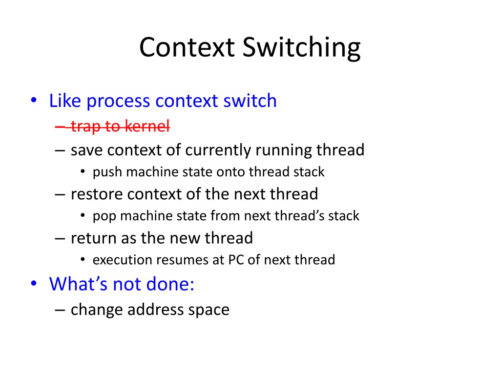 context switching 1