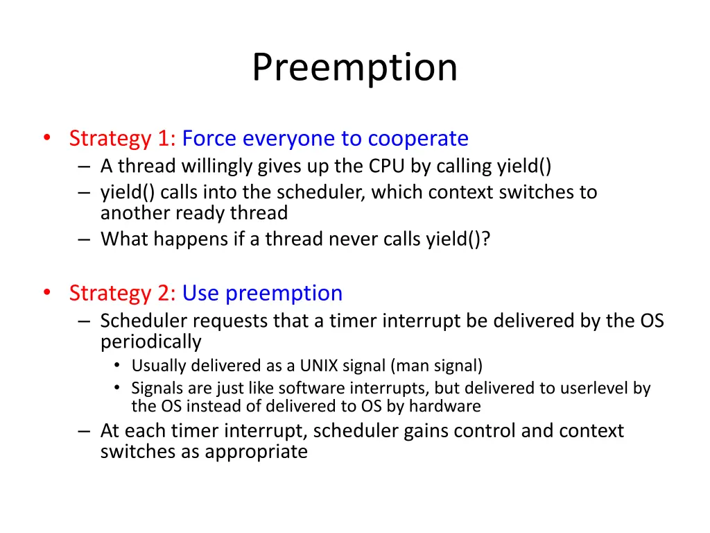 preemption