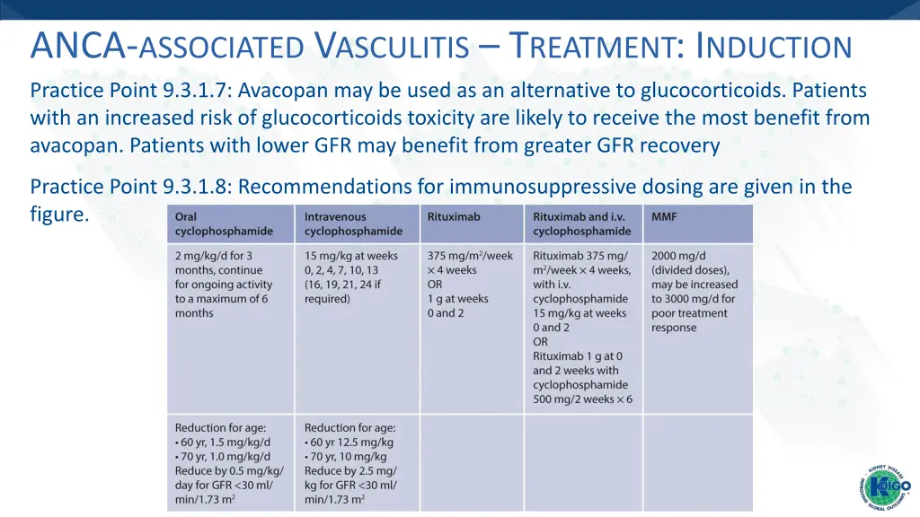 anca associated v asculitis t reatment i nduction 5