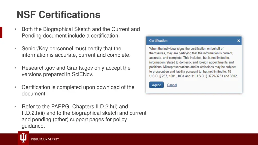 nsf certifications