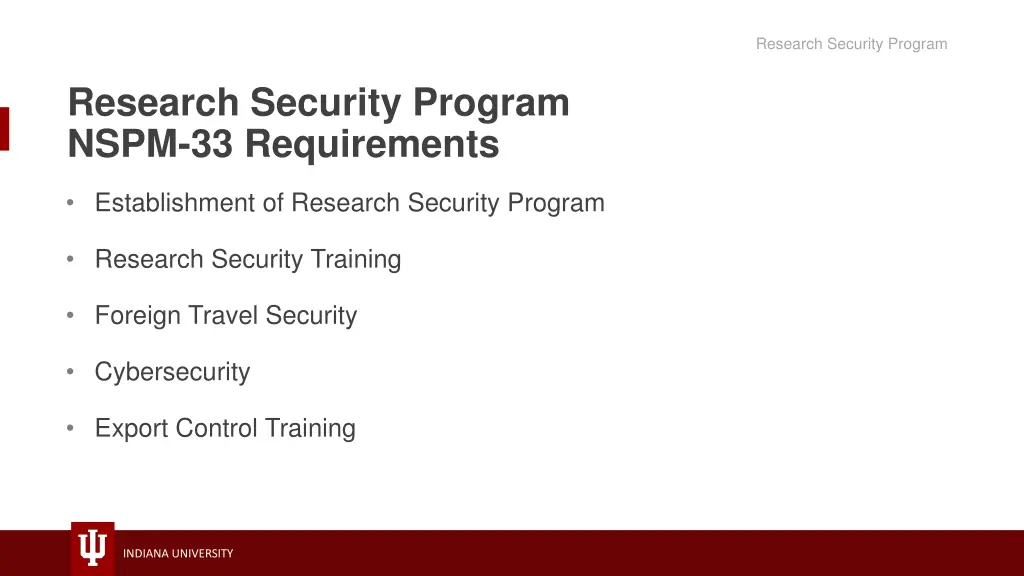 research security program 4