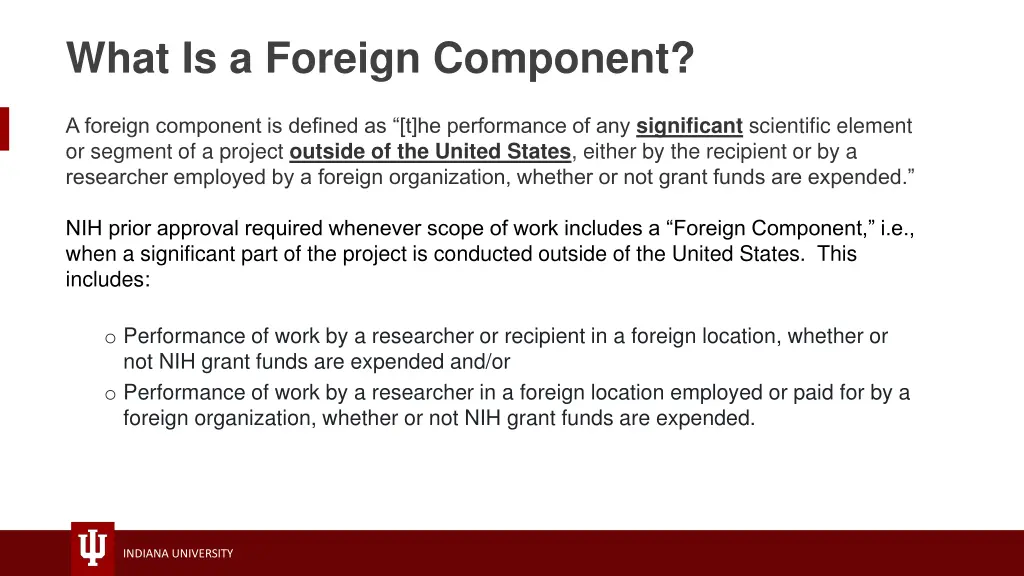 what is a foreign component