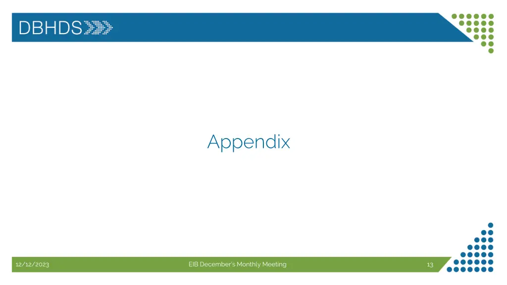 appendix