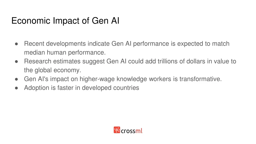 economic impact of gen ai