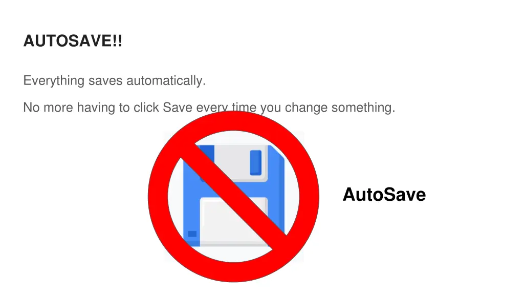 autosave