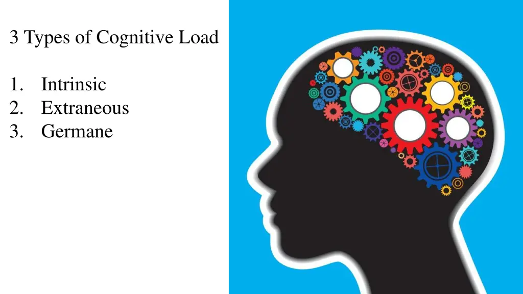 3 types of cognitive load 1