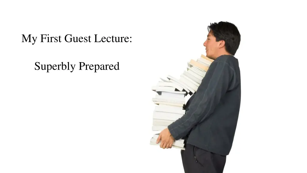 my first guest lecture