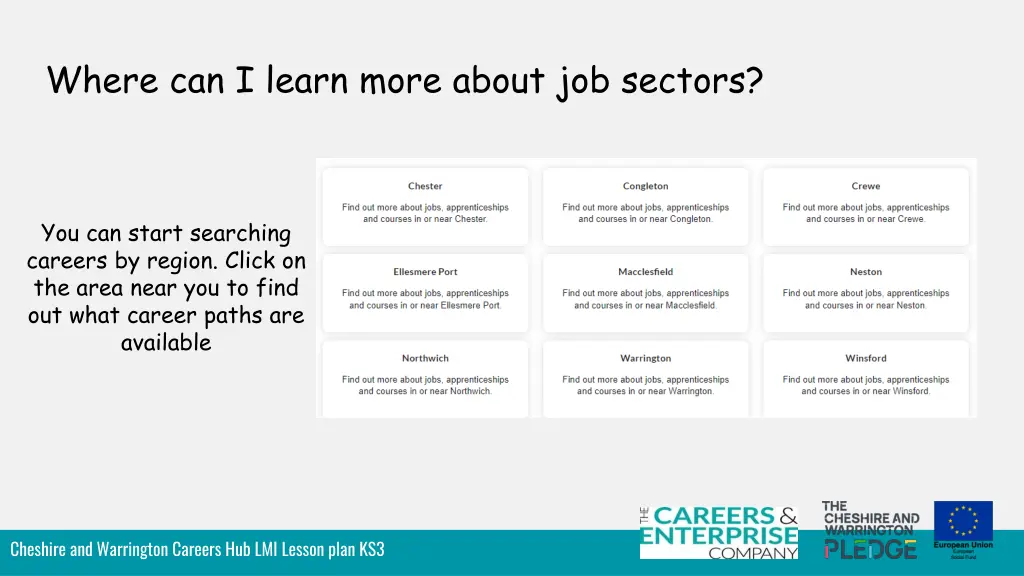 where can i learn more about job sectors 1