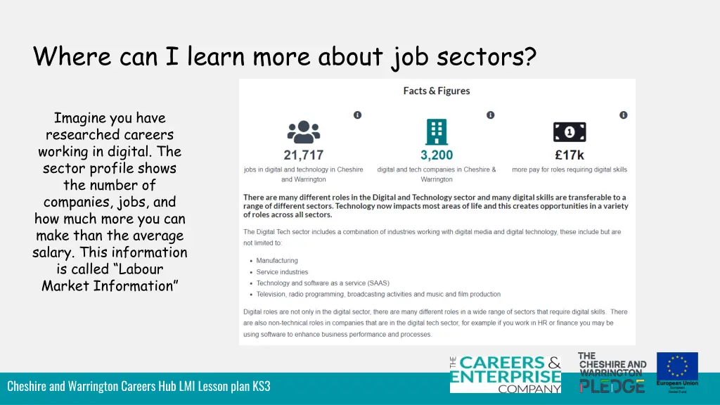 where can i learn more about job sectors 3